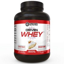 Driven WHEY- 잔디 사육 유청 단백질 파우더 맛있고 깨끗한 셰이크- BCAA와 소화 효소가 첨가된 23g으로 근육 회복 개선(카라멜 라떼 2 lb), 5파운드, 바나나 파이