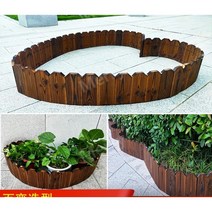 방부목기둥 화단 파티션 목재펜스 원목기둥 탄화목 템파보드, 24.길이100cm높이60cm두께1.6_박는형