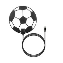 실내 hd 신호 증폭기 디지털 tv 안테나 hdtv 4k 500 마일 범위 25db vhf uhf hdtv 안테나 tv 신호 수신기, 축구 안테나