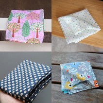 도매2003 국산 면 손수건 쁘띠 스카프 깔끔개별포장