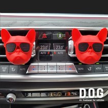 도그독 1세대 차량용방향제 프렌치불독 자동차 디퓨저, [1세대] 레드, 화이트플로랄머스크
