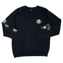 남성 볼컴 블랙 로고 스웨트셔츠 스몰 S 458573