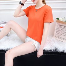DFMEI 루즈핏 캐주얼 반팔 레깅스 티셔츠