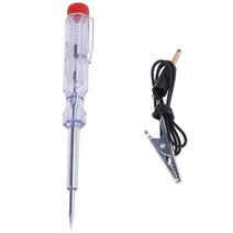 테스터 배터리 검진기 스캐너 소켓진단 DC 6V-24V 자동차 테스터 퓨즈 및 라이트 소켓 오토바이 소형 엔진, 한개옵션0