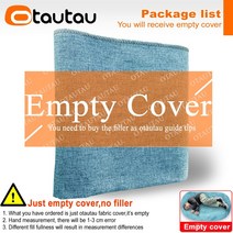 빈백 1인용빈백쇼파 쇼파 쿠션 의자 OTAUTAU 4ft 커버 코튼 린넨 소시지 소파 Beanbag 침대 게임 영화 주머니 라운지 안락 DD4MM1T, 01 H50xD60xW123cm-cover, 10 ice blue