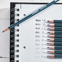 스타빌로 오델로 2988 지우개연필 12입, B (12입)