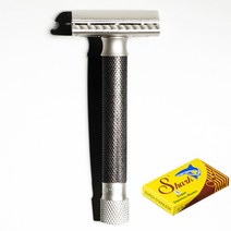 파커 베리언트 클래식 면도기 VARGR 안전 남성 양날 가성비 일회용 면도칼 바버샵+면도날, 1개