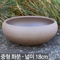 대형 다육 화분 - 중형 다육이 선인장 식물 다육 사무실 거실 인테리어 도자기 자기, 02_Sein_복고풍원형토기분대형-B타입