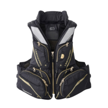 시마노 구명복 VF-111U LTD 블랙 2XL 낚시 구명조끼, 리미티드 블랙