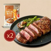 애슐리 프라임 등심 스테이크 2팩   함박 로제 파스타 1팩