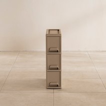 리바트키친 다용도 서랍장 3단(소), 그레이