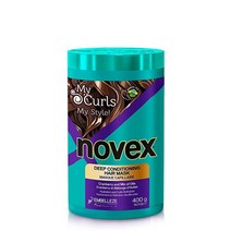 Novex My Curls 엑스트라 딥 헤어 케어 크림 마스크 14oz/400g - 오일과 크랜베리 추출물 혼합으로 강화됨(모든 컬에 적합), 1 Ounce (Pack of 1)