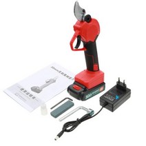 조정 가능한 전기 정원 pruner 무선 도구 36 v 전기 가지 치기 가위 리튬 분기 커터 접목 도구 정원 가위, 36V 30mm 1B, 유럽 ​​연합, 36V 30mm 1B+EU