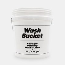 매스코닉 워시버킷 18L, 클리어화이트