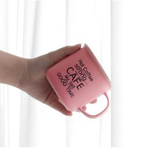 알파카 피규어 귀여운 유리 머그컵 카페머그컵 답례품머그컵 돌잔치선물 컵디자인, 블루