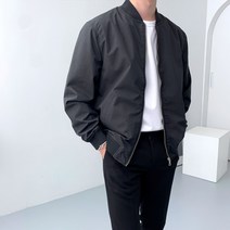 치트키 / 남자 그릭 심플 항공 자켓