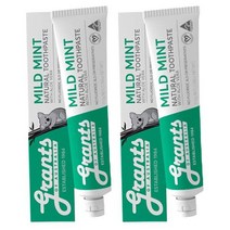 그란츠 마일드민트위드 치약 알로에베라맛 110g x2개, 그란츠 마일드민트위드 치약 알