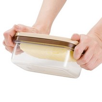 카이 버터 커팅 보관 케이스 밀폐 용기 통 냉장고 자르는, 1개, 1개