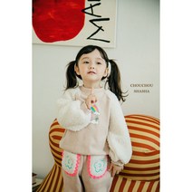 삼남매mall 슈슈샤샤 맨투맨티/베이지/XL_ 유아 아동 키즈 여아 맨투맨 21겨울