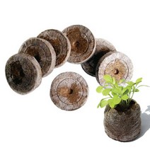 세경팜 지피펠렛 1개 33mm 44mm천연포트 피트모스, 지피7펠렛33mm(1개입)