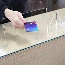 투명 아크릴 칸막이 테이블가림막 테이블칸막이, 600x400 막힘
