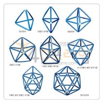 [포디프레임] 정삼각형으로 이루어진 입체도형 델타다면체