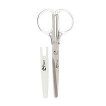 평화 M-220 캡 투명 가위/사무용/문구용/안전 캡 가위