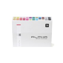 알파 브러쉬 마카 36색 트윈마커