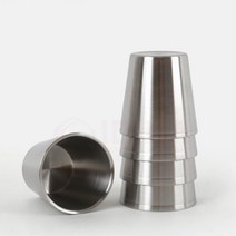 구내식당 뷔페 학교 음식점 업소용 물컵 스텐컵 5개 휴게소 스테인리스컵, 5_샤틴 이중 스텐 물컵