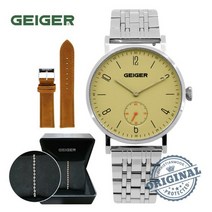 가이거GEIGER 남성 메탈시계 GE21163_GYS 팔찌세트+가죽밴드