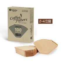 맥널티 고급 커피 필터 100개입 (2~4인용), 단품