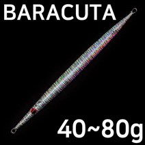 바라쿠다 캐스팅 메탈 지그 삼치 롱지그 40g 60g 80g, 바라쿠다40g 블루핑크, .