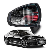 람앤클 아우디 A6 C7 사이드미러 김서림 방지 발수코팅 필름 맞춤재단 셀프 간편 시공 안전 용품, 94_사이드미러필름_아우디A6(C7)(506)