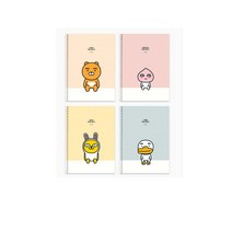 카카오프렌즈 카카오 스프링연습장 줄없는 연습장 무지연습장 무선연습장 라이언연습장 어피치연습장, 어피치