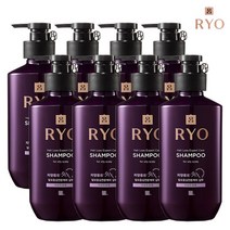 려 자양윤모 탈모증상케어 지성두피용 샴푸, 400ml, 8개