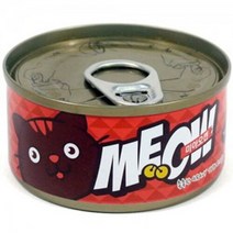 고양이 간식 캔 통조림 미아오캔 게살 참치 85g, 1