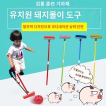 1+1 공을 밀어 공간 거리 방향 전환 신체 조절 감각통합 교구 플라스틱 장난감 어린이집 롤링 작은 볼 게임, 초록색세트2개