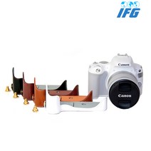 IFG 캐논 EOS 200D II 속사케이스 하프케이스, 브라운