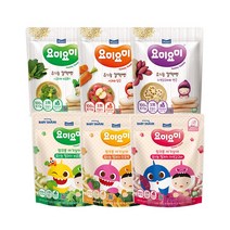 요미요미 과자 돌전세트(쌀떡뻥 3종 각1봉+쌀과자 3종 각1봉), 1세트