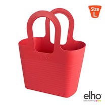 [엘호 elho] 다용도 바구니 리지백(L), 소프트핑크, L(31cm)/소프트핑크_수량_상세페이지참조