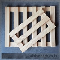 올댓허브 원목 비누건조대(단층형-2PL/5PL), 2PL