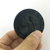엠블럼 마크 차량용 스티커 자동차 로고 뱃지 금속 후드 메르세데스 벤츠, 검은색