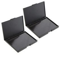 자석 분말 클러치판 아이섀도 파우더 메이크업 케이스 용 빈 마그네틱 팔레트 박스 2 개, 01 2pcs