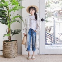 스타일노리터 윙카 7부 데님 팬츠 네이비