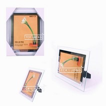 슬림 유리 탁상형 액자 벽걸이 사진 가로 세로 스탠드