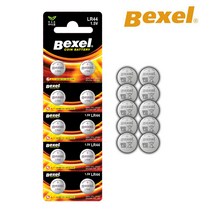 벡셀 BEXEL 무수은 버튼셀 코인건전지 LR44 10알, 10개입, 1개