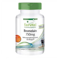 페어바이탈 엔자임 브로멜라인 750Mg 비건 파인애플 효소 Fairvital Bromelain Pd. 120정
