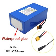배달 팻바이크 가성비 36V 15Ah 18650 리튬 배터리 팩 10S5P 500W 고전력 전기 자전거 변환 키트 스쿠터 e, 05 XT30 - JST, 한개옵션1