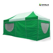 [네파] [한국캐노피]고급형 캐노피 스틸 텐트 32mm 풀세트(2.5M x 5.0M)/스틸, 벽면:모기장벽면, 벽면:모기장벽면