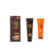 젤존 감 트리트먼트 칼라 크림 염색약 대용량, 5CB 구리빛갈색, 1